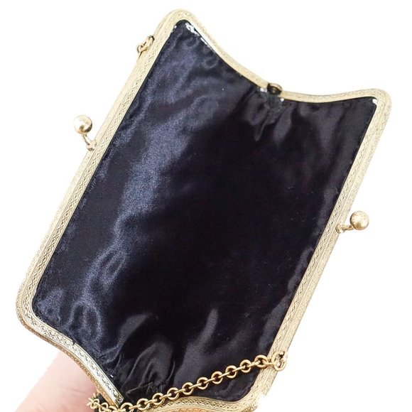 VINTAGE Embroidered Antique Purse - Picture 3 of 3